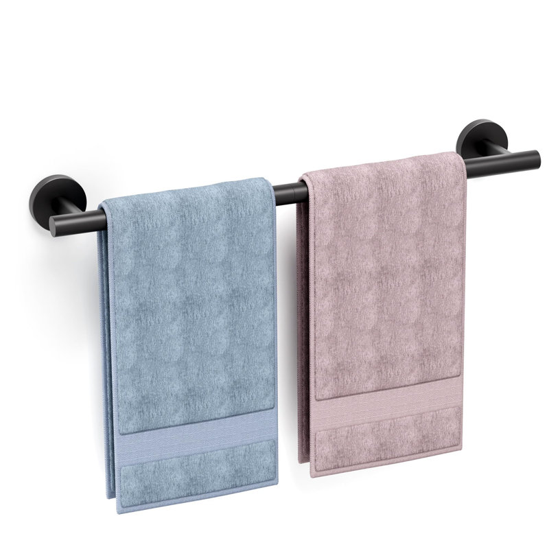 30" Wall Mounted Towel Bar Bath Hardware Accessory