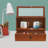 2-Tier Wooden Storage Cabinet
