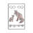 Little Lady Den Foxes by Carol Robinson - Print on Canvas-83870152-83870148