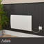 Adam Electric Radiator Space Heater with Adjustable Thermostat-94833498-94833499