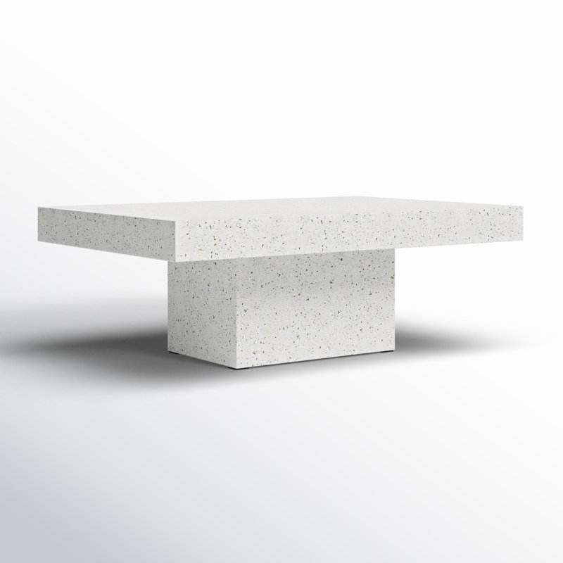 Mixx Una Coffee Table, Ivory Terrazzo