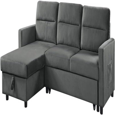 Phenex Seaside Style Reversible Sleeper Sectional Sofa