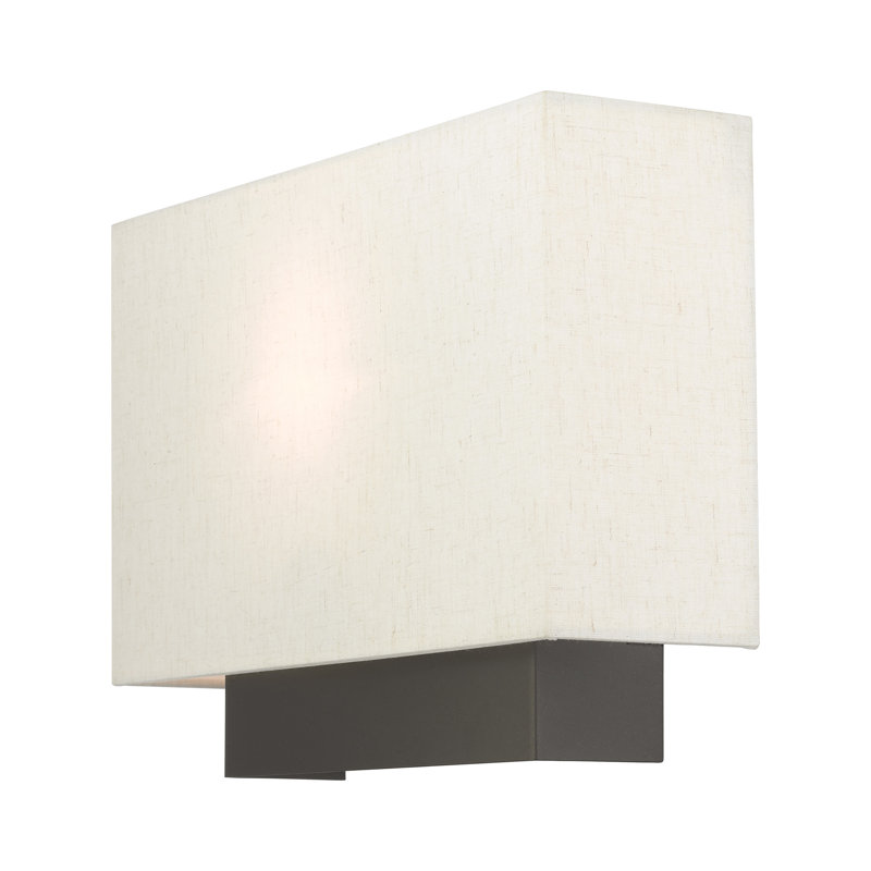 Xaria Flush Mounted Sconce, English Bronze