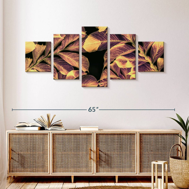 Urban Leaves, 24" H x 55" W