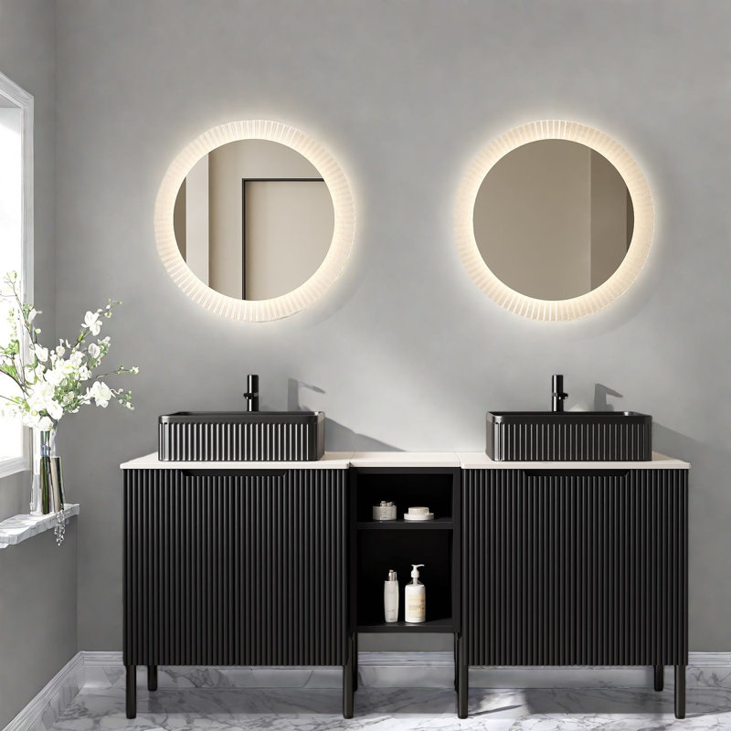 Dans les meubles-lavabos modernes (doit inclure le meuble-lavabo et le lavabo)