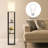 Emonnie 62.9" Column Floor Lamp with Shelves, Real Solid Wood and Bulb Included-2008062375