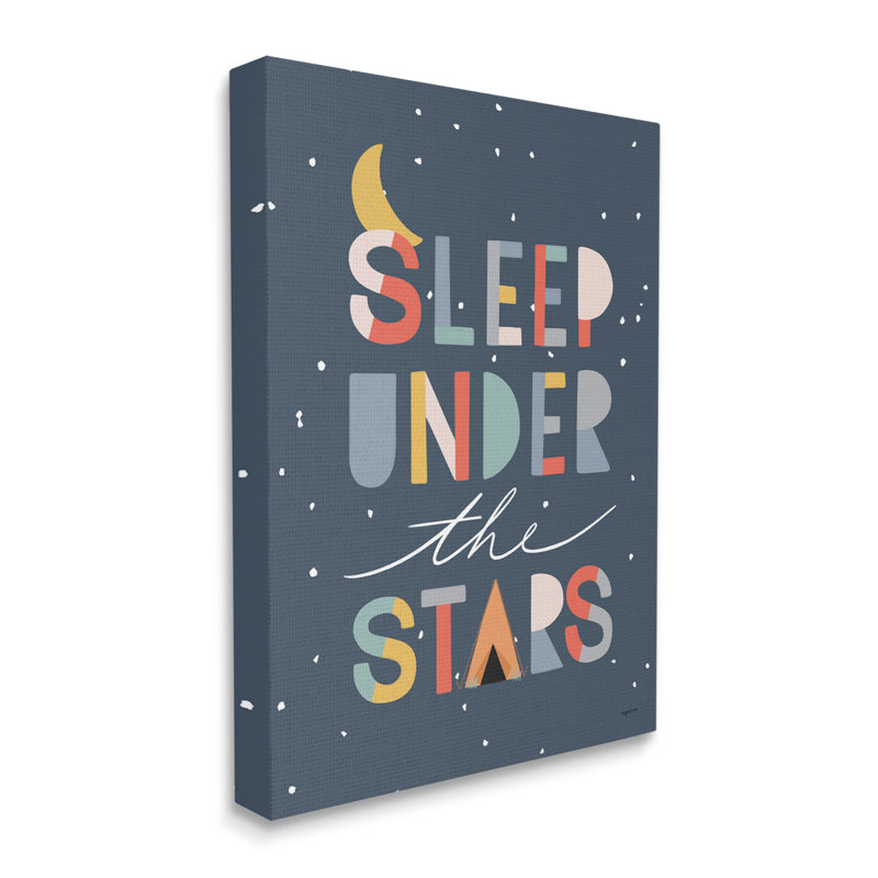 «Sleep Under The Stars» par Kyra Brown - impression, Toile tendue, H 48 po x l 36 po