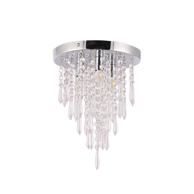 Plafonnier encastré en cristal Des9