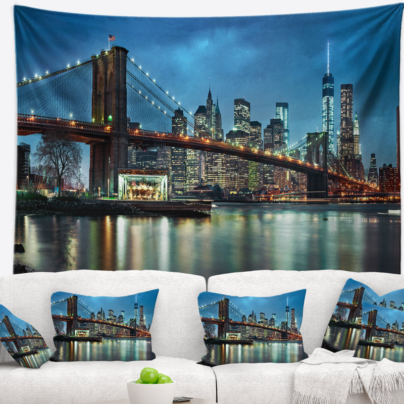 Polyester Tapestry, 78" H x 92" W