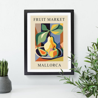 Pear Mallorca Fruit Market Exhibition - Framed Print