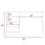 6-Shelf Writing Desk With Built-In Bookcase-764877346