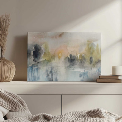 Vermilion Retreat II by Melissa Wang Canvas Art Print
