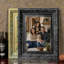 Cadre photo noir 3 pièces 11 "x 14" style Heritage avec profil décoratif noir