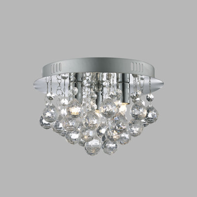 3-Light Flush Mount