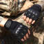 Gants demi-doigts d'entraînement noir