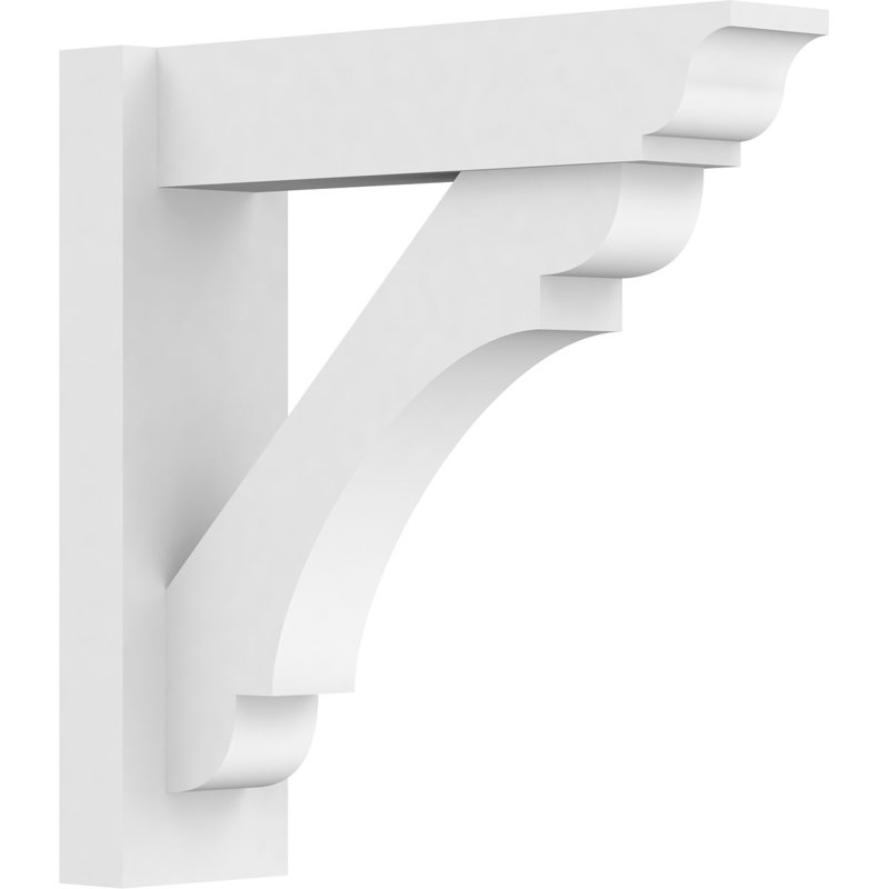 Perspectives en PVC de qualité architecturale avec extrémités traditionnelles, H 18 po x P 18 po, L 5 po