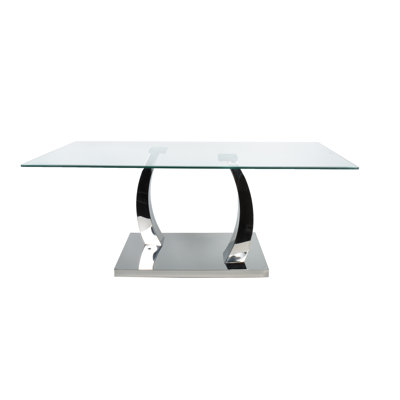 Hughey Glass Top Coffee Table