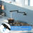 Pot Filler Faucet, Wall Mount, Black, 1.75 Gpm, Stainless Steel Finish Gpm Steel, Long-Lasting Performance-689560583