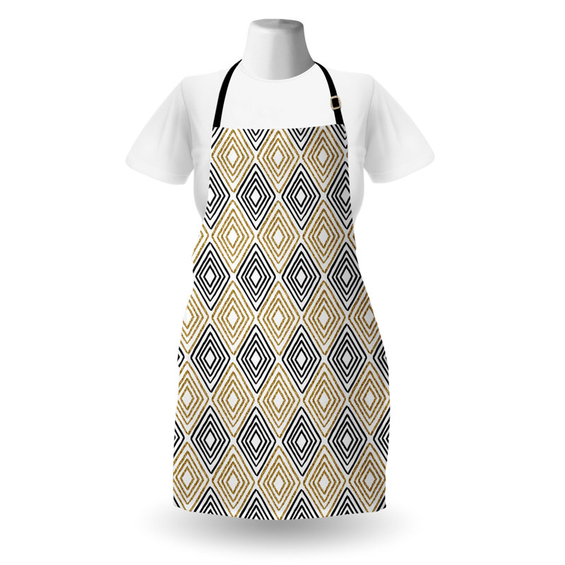 Geometric Bib Apron