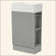 18.6" Bathroom Vanity With Sink, Bathroom Vanity Cabinet With Two-Tier Shelf, Left Or Right Orientation-731364751