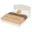 Beige, lit tapissier en velours, chambre à coucher bien structurée et confortable, espace de sommeil suffisant, apparence simple, thèmes, bon sommeil