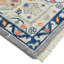 Tapis en laine / coton noué à la main gris clair Jarya-86284365