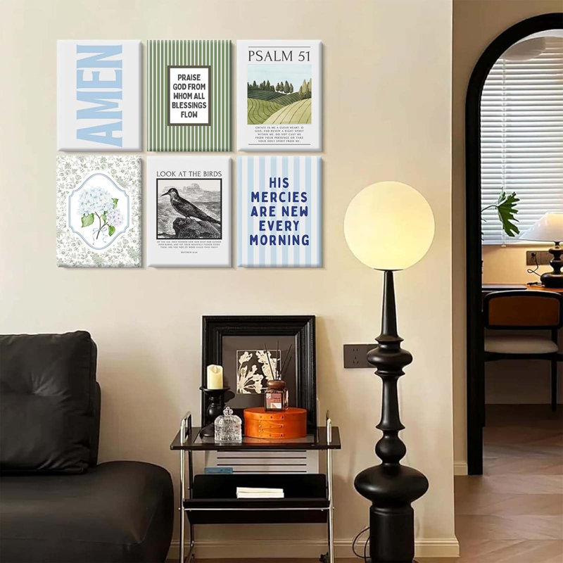 6 Piece Wrapped Canvas Print