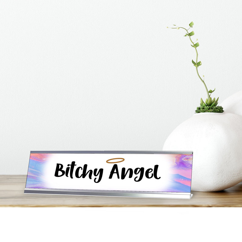 Angel Desk Sign