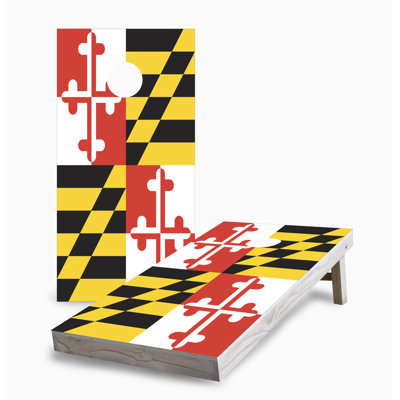 Ensemble de planches de maïs Maryland State Flag