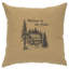 Coussin Wooded River Image - Cabine de bienvenue - Lin océan-1822443934