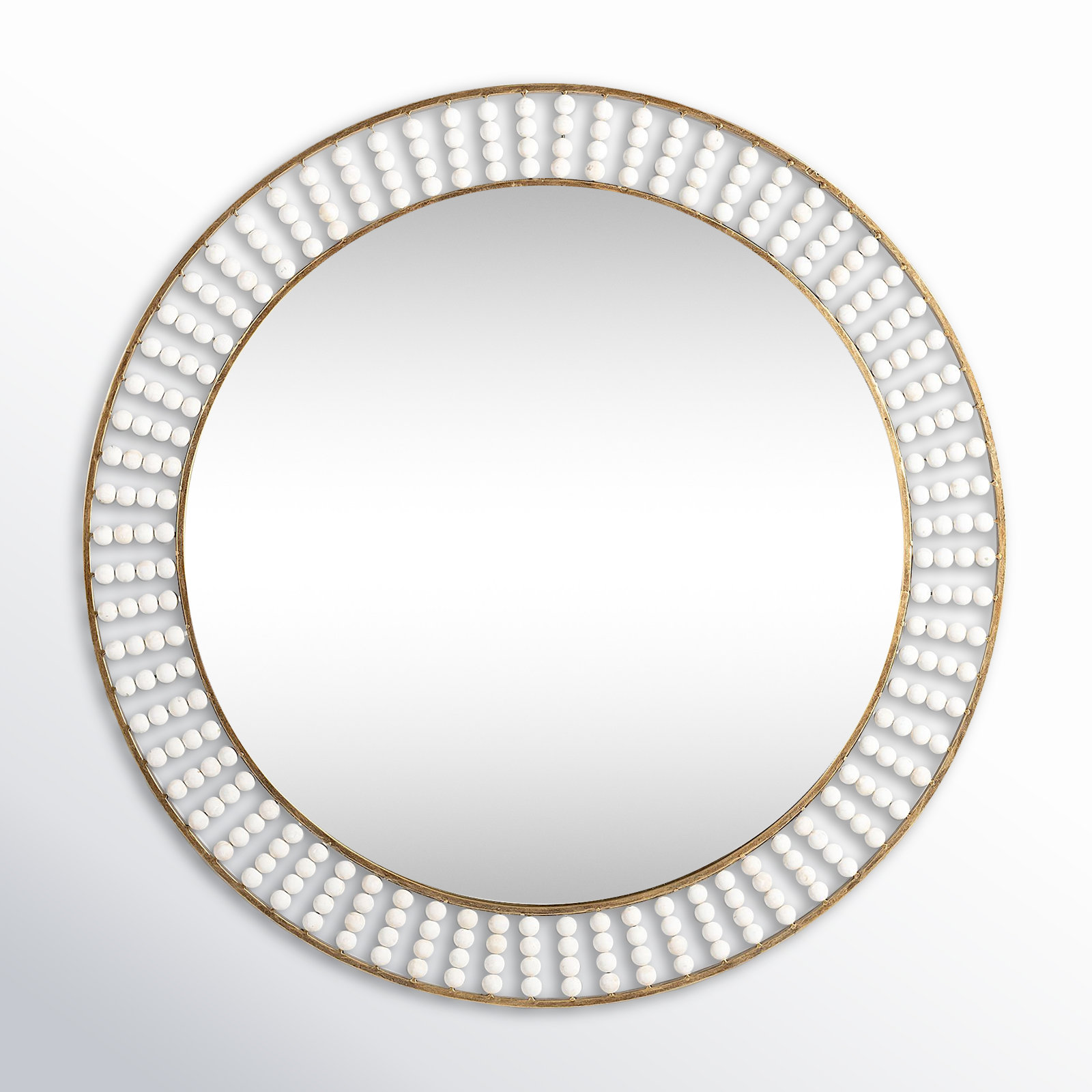 Jeanie 42" Accent Mirror, White