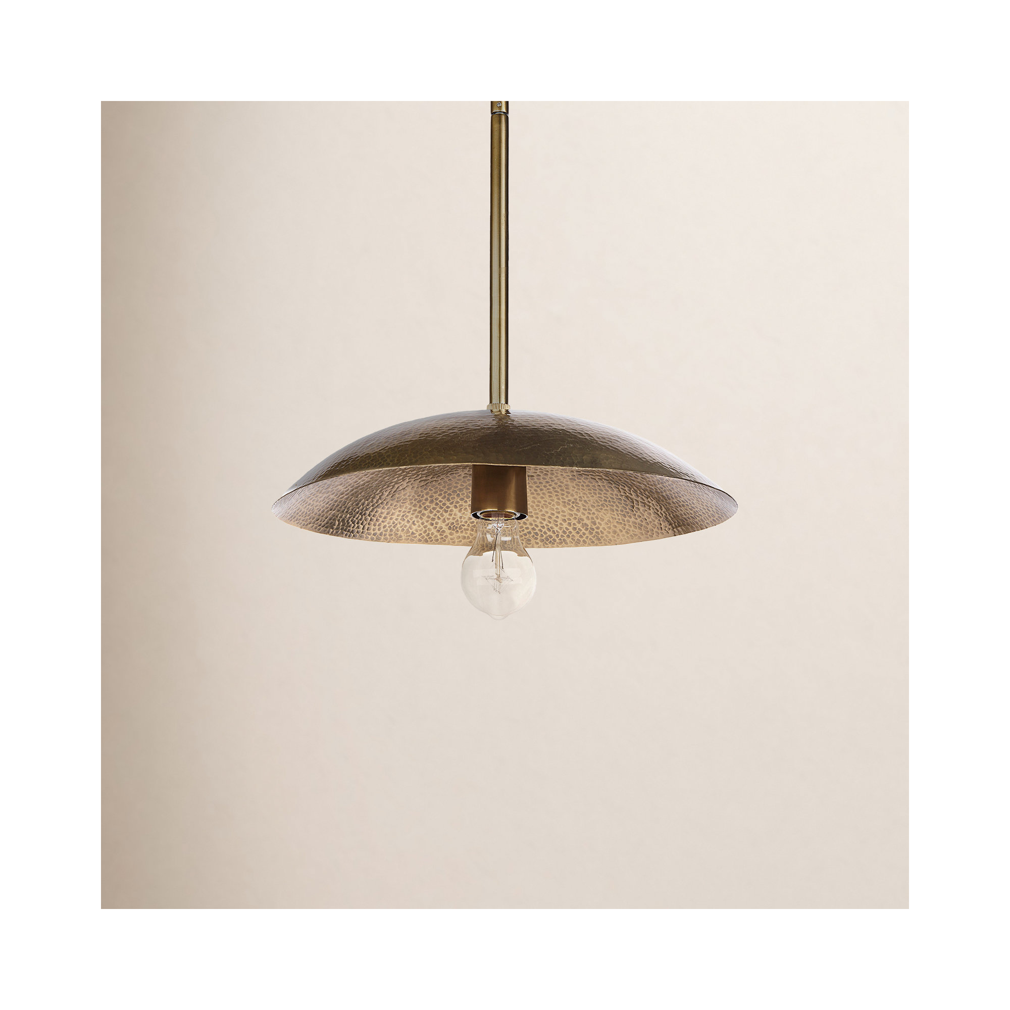 Single Light Metal Dimmable Pendant