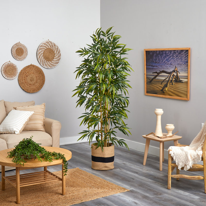 72'' Faux Bamboo Tree in Planter