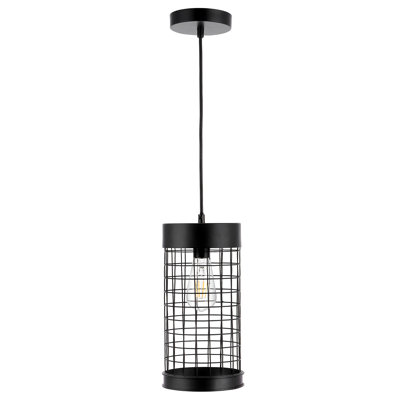 Luminaire suspendu cylindrique 1 lumière