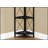 Stylish 4-Tier Etagere Bookcase with Black Marble-Look Shelves for Modern Office and Bedroom, Perfect for Display and Storage.-796514373
