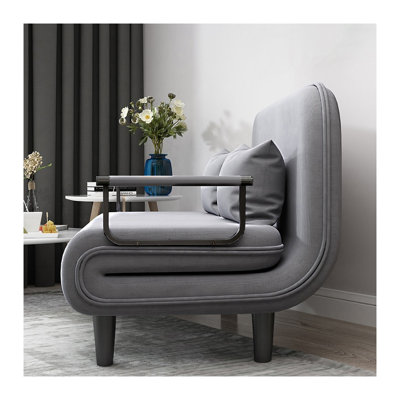 Chaise pliante grise