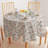Round Cotton Twill Tablecloth