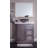 Godere Black Painted Glass Vessel Bath Sink