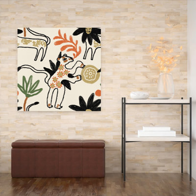«Whimsical Woodland Creatures», reproduction d'art ludique et moderne