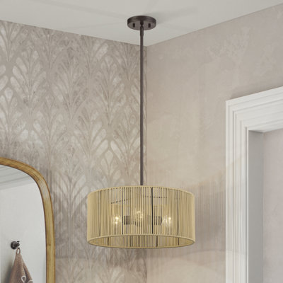 Acordia English Bronze Pendant Chandelier