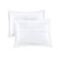 Lit en microfibre 5 pièces - très grand, blanc, design Shabby Chic, édredon à volants,, literie lavable à la machine, microfibre blanche et accents lavables
