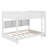 Queen Over Queen Bunk Bed With Built-In Storage Cabinets,Charging Station,Ladder And Safety Guardrails-1378776265