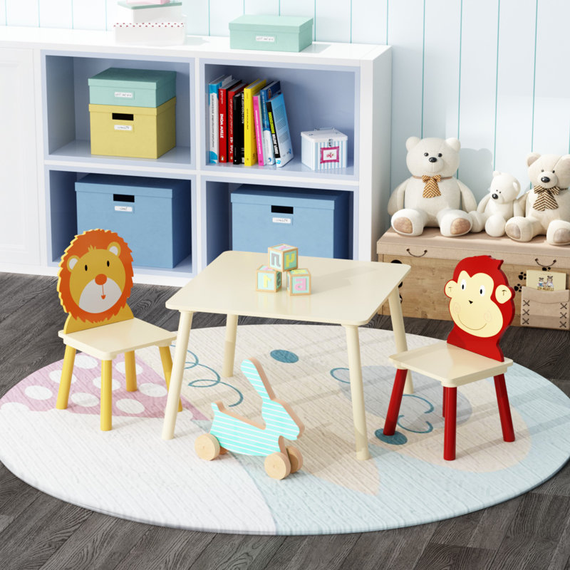 Ensemble 3 pièces de table et chaises pour tout-petits