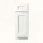Armoire blanche avec tiroir à fermeture en douceur