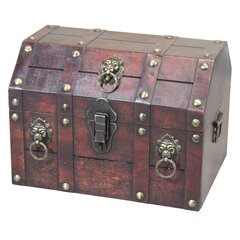 Nautical Cove Treasure Chest Keepsake and Jewelry Wood Box - Toy Treasure  Box (5 x 3 x 3.25)