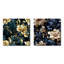 Luxueux motif damassé noir et beige II-456492931