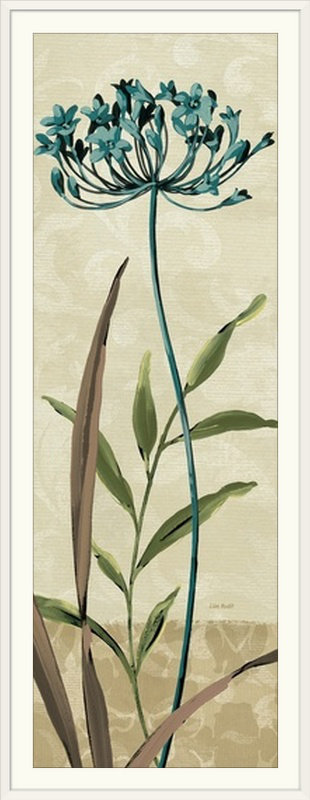 « i » par lisa audit, reproduction d’art Growing, H 56 po x l 24 po x P 1 po, Cadre blanc