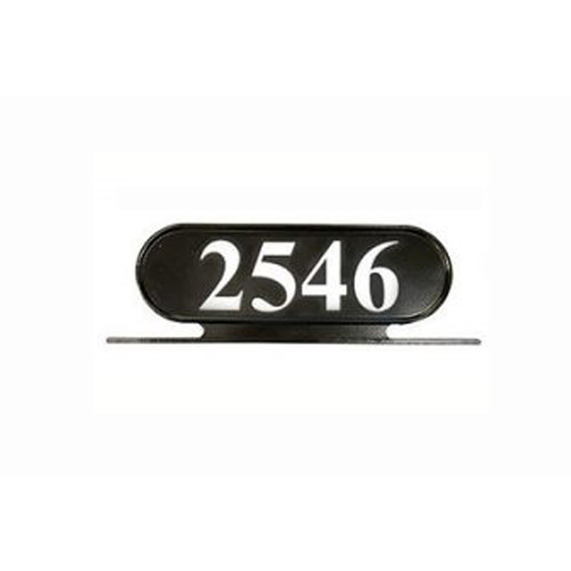 Plaque d'adresse personnalisée en aluminium Williamsburg