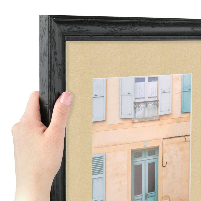 Cadre pour photo simple 18 po x 24 po en bois mat, Chuchotement vert
