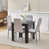 Grey Velvet Line Chairs#4 selected